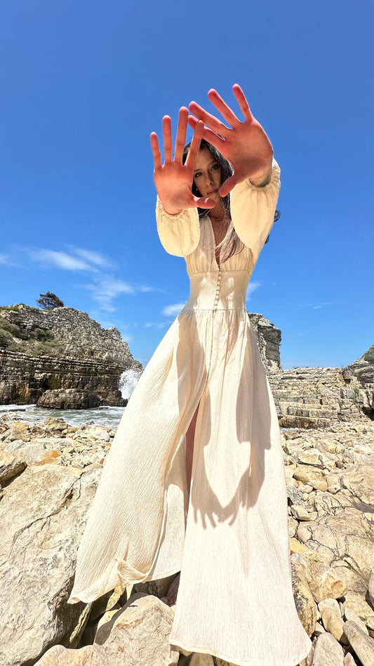 Ripple - Düğmeli Elbise