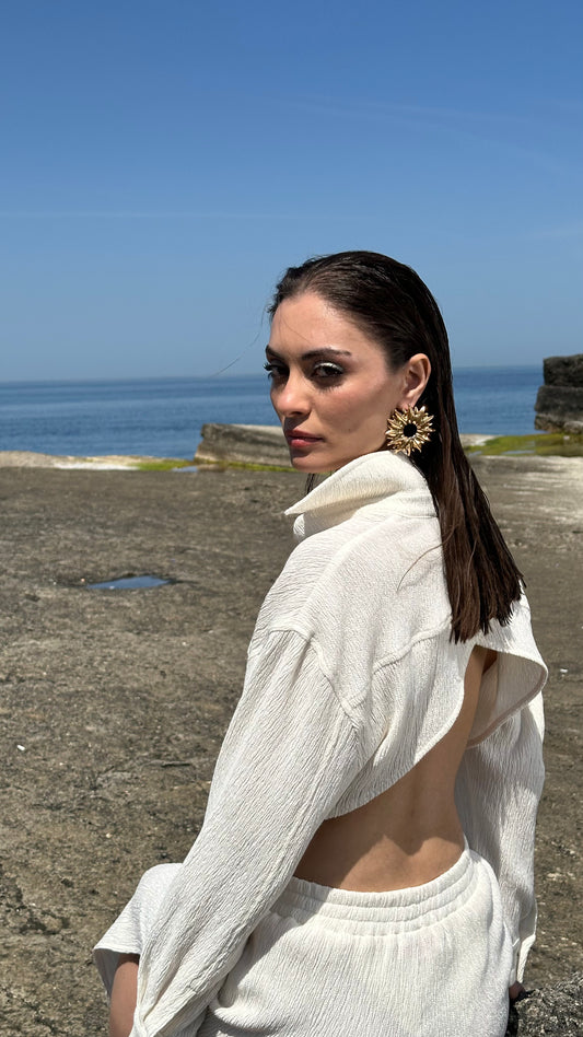 Seafoam Kısa Gömlek