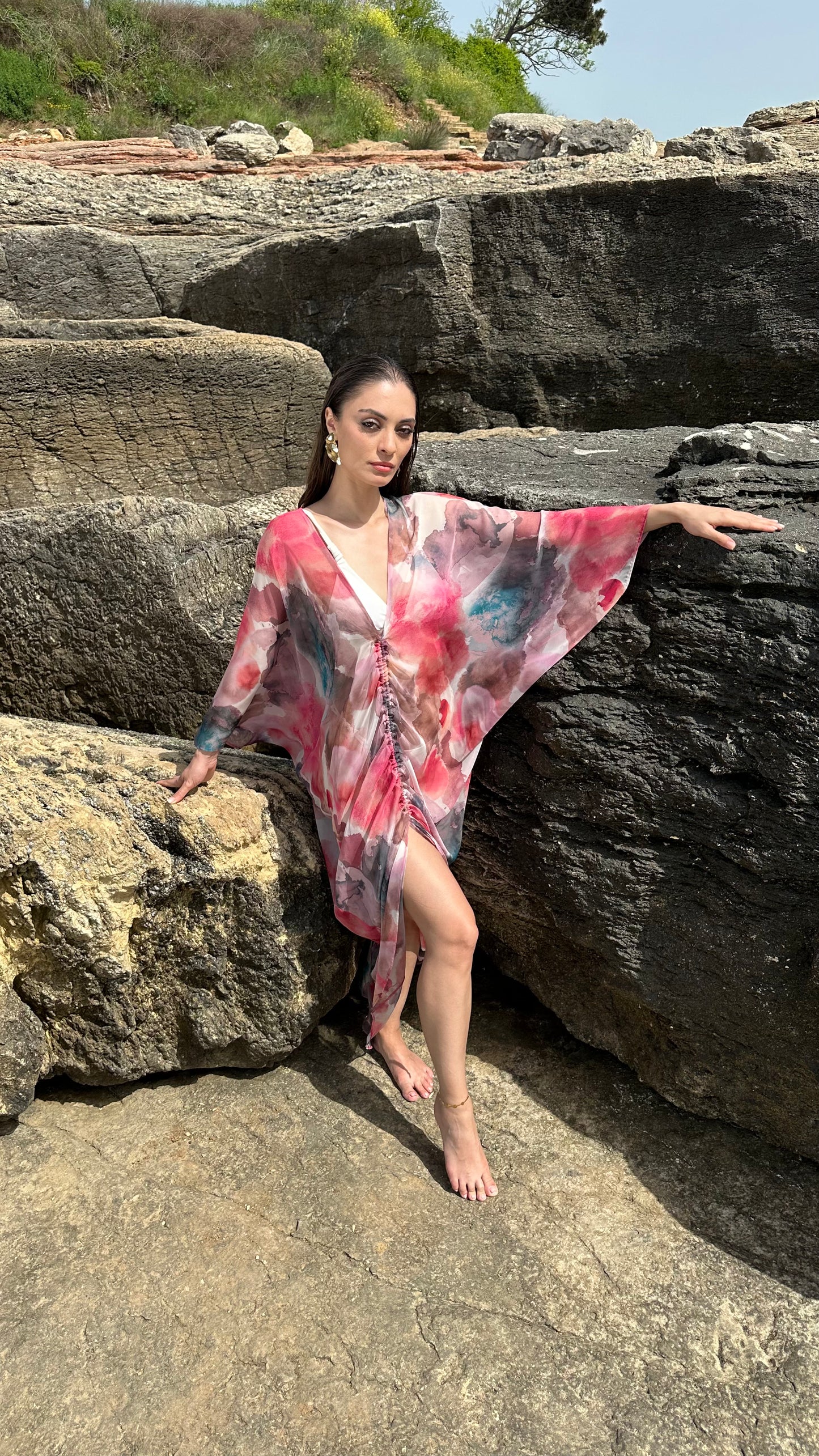 Aqua Whisper Dress