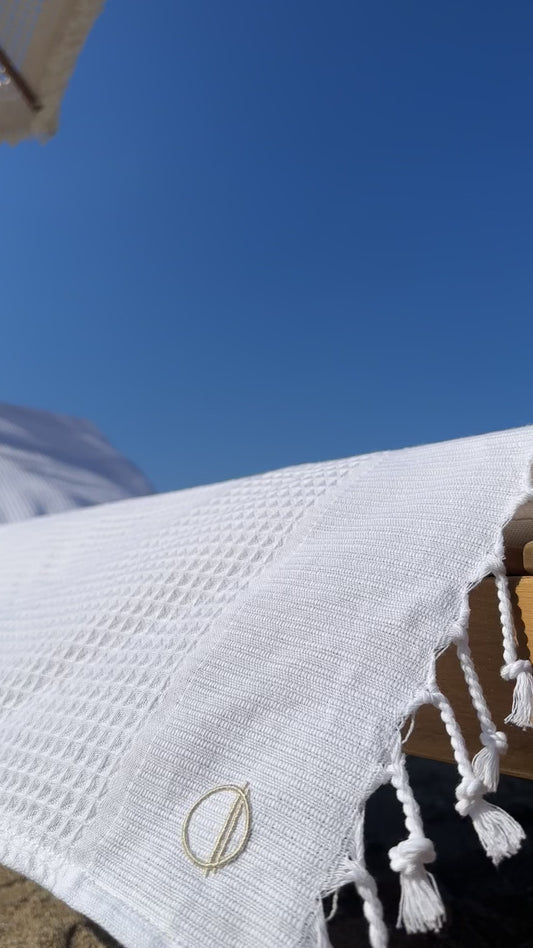 Pure White - Beach Towel